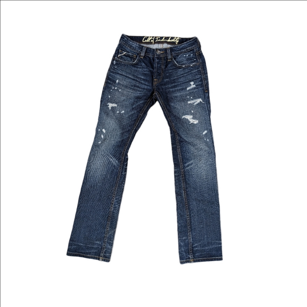 Cult of Individuality Rebel Straight Jeans Button Fly Size 30